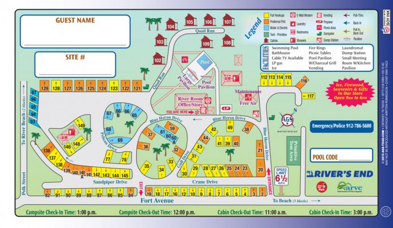 2015-Campground-Map - River's End Campground & RV Park