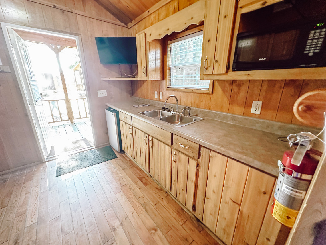 Cabin Kitchen Inside